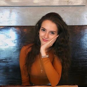 Forever 21 Orange Long Sleeve Bodysuit